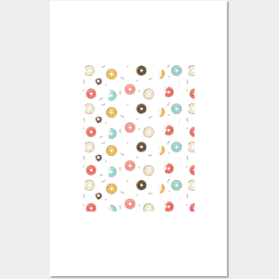 Tasty Donuts Pattern Posters and Art